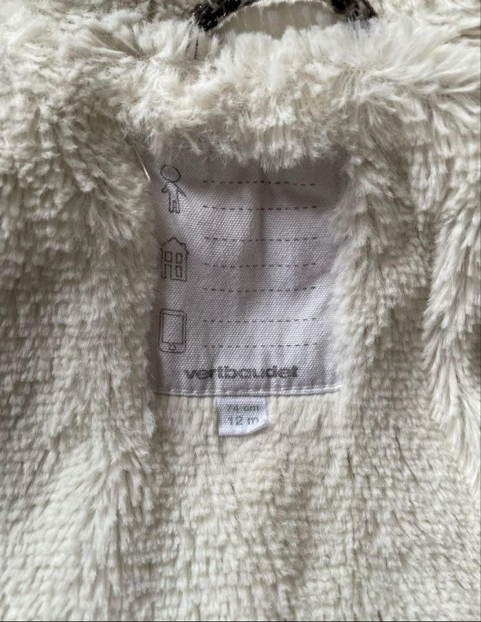Veste Polaire à Capuche Garçon Taille 12 mois Vertbaudet - photo numéro 4