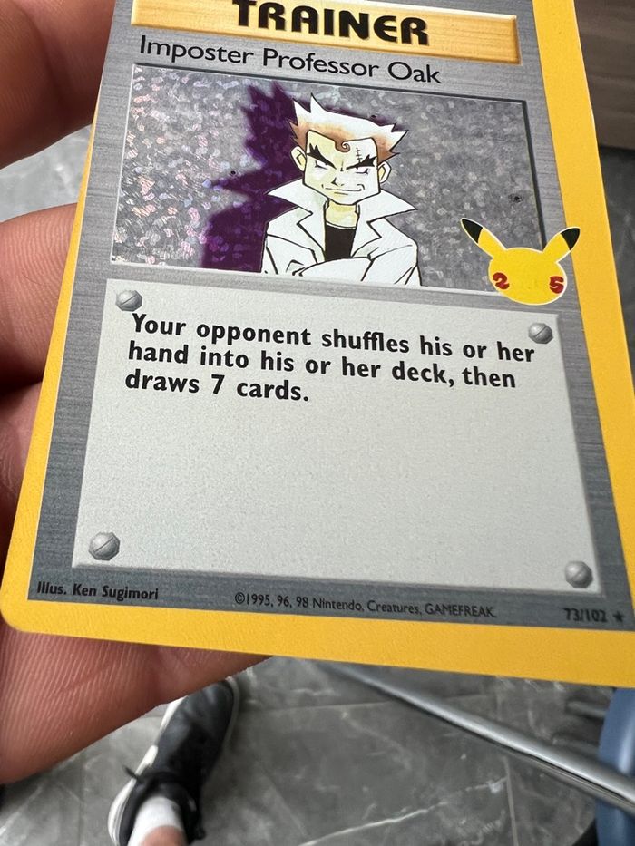 Pokémon Imposter Professor AOK 83/102 EB07 Défaut découpage - photo numéro 2