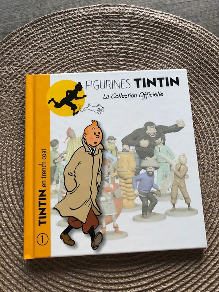 Tintin en trench coat - collection figurines tintin