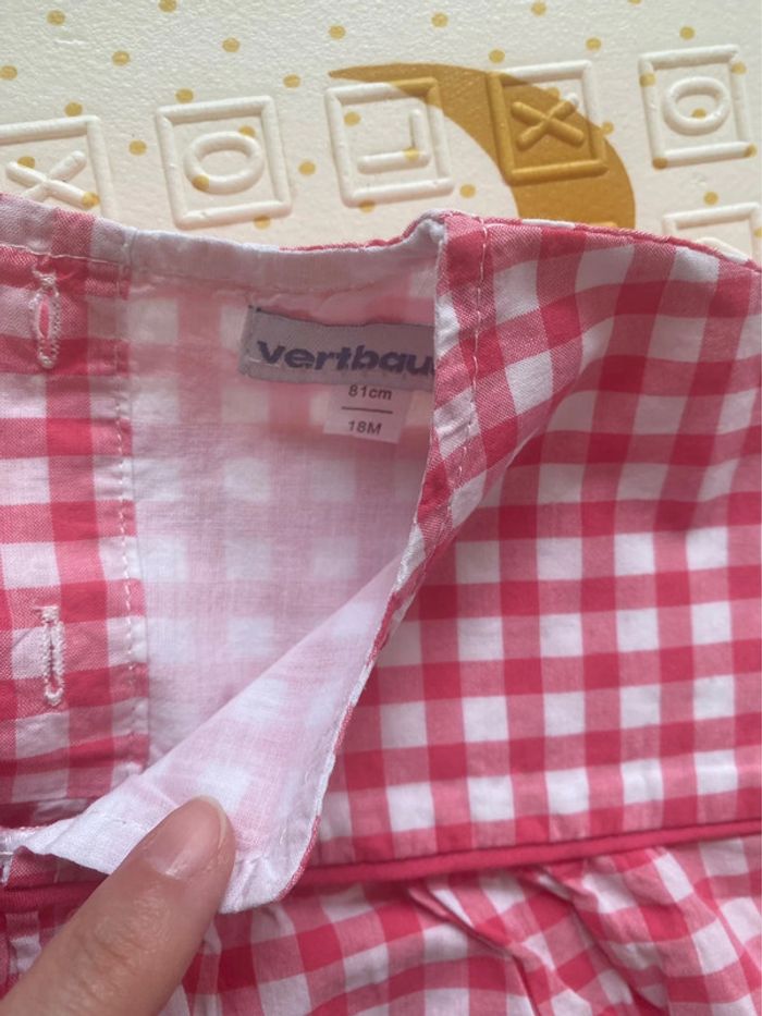 Blouse Vichy - 18 mois - Vertbaudet - photo numéro 2