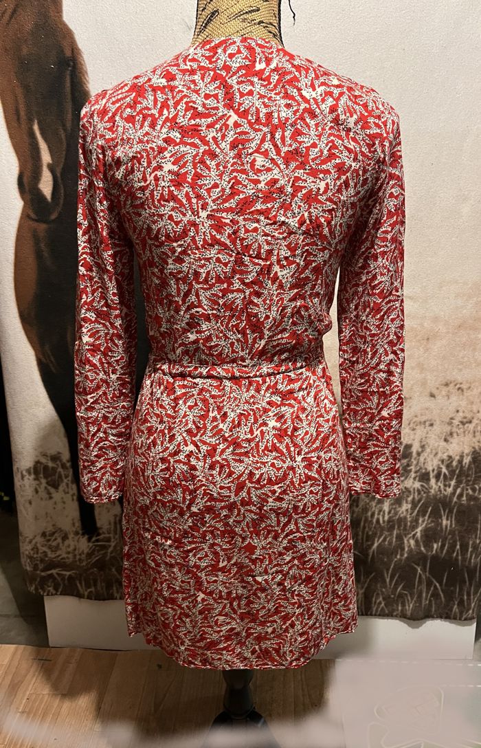 Robe portefeuille fleurie (XS - 34) - photo numéro 2