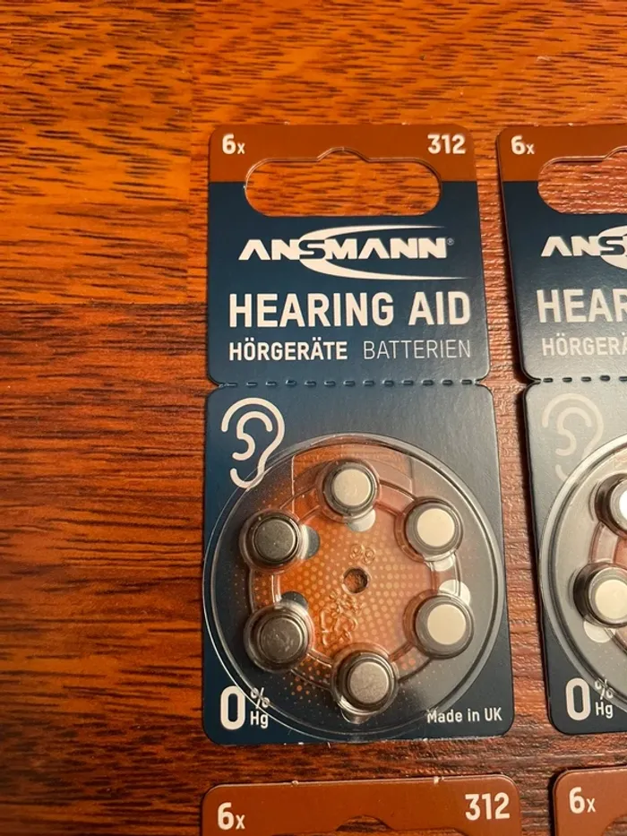 [NEUF] Lot de 120 Piles auditives 312 Ansmann - photo numéro 2