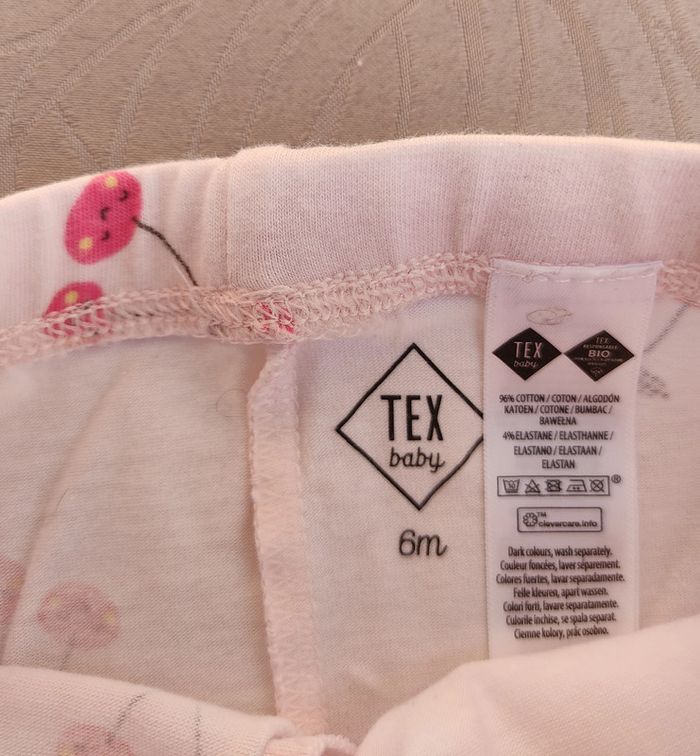 Lot de 2 leggings 6 mois - photo numéro 4