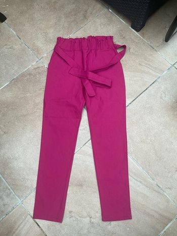 Pantalon slim violine neuf T36/38 (n°57)