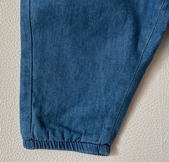 pantalon léger en denim taille 6 mois - photo numéro 3