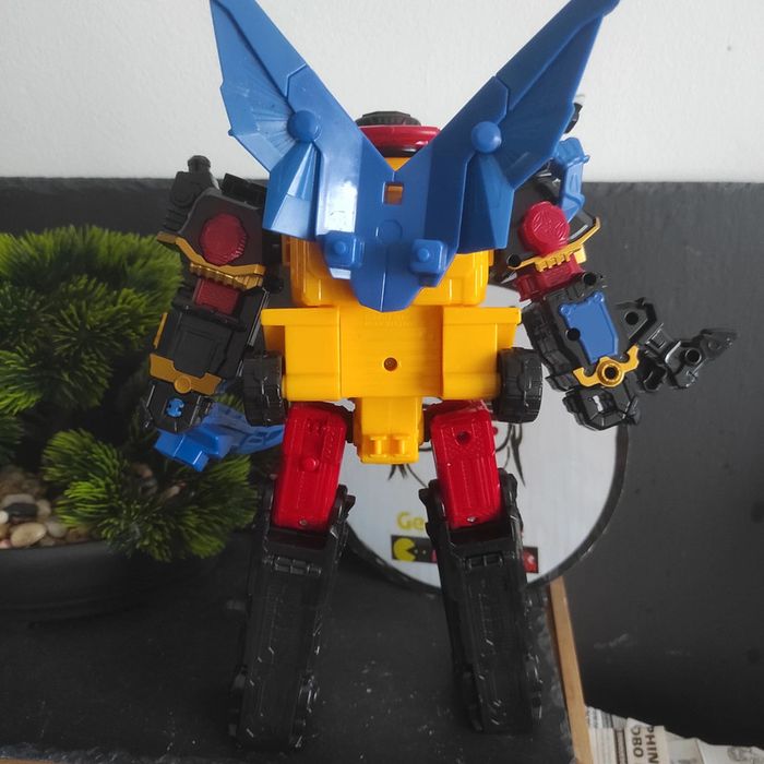 Power Rangers Ninja Steel Deluxe Bandai Megazord 2016 #geektradepowerrangers - photo numéro 2