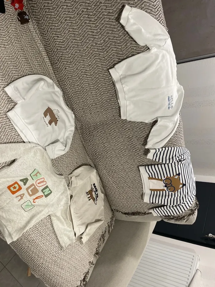Lot de 5 sweat 24 mois