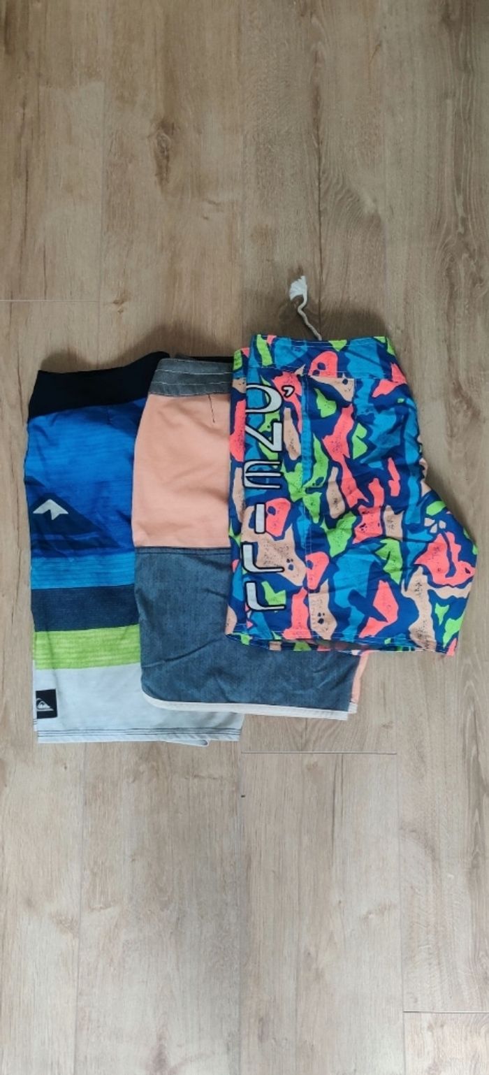Lot de 3 maillots short