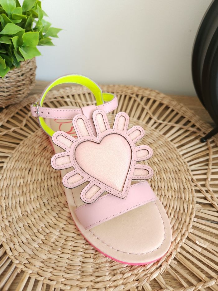 Sandales Cœur à paillettes Rose malabar Billieblush Pointure 35 - photo numéro 6
