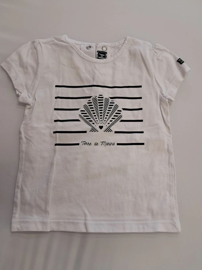 tee shirt garcon 18/ mois terre de marins