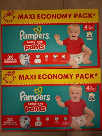 Couches Pampers Taille 4 Neuf 