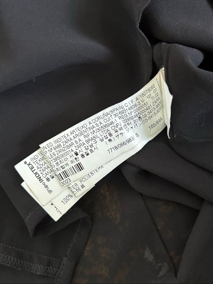 Robe imprimée à manches courtes Zara taille S jamais portée - photo numéro 10
