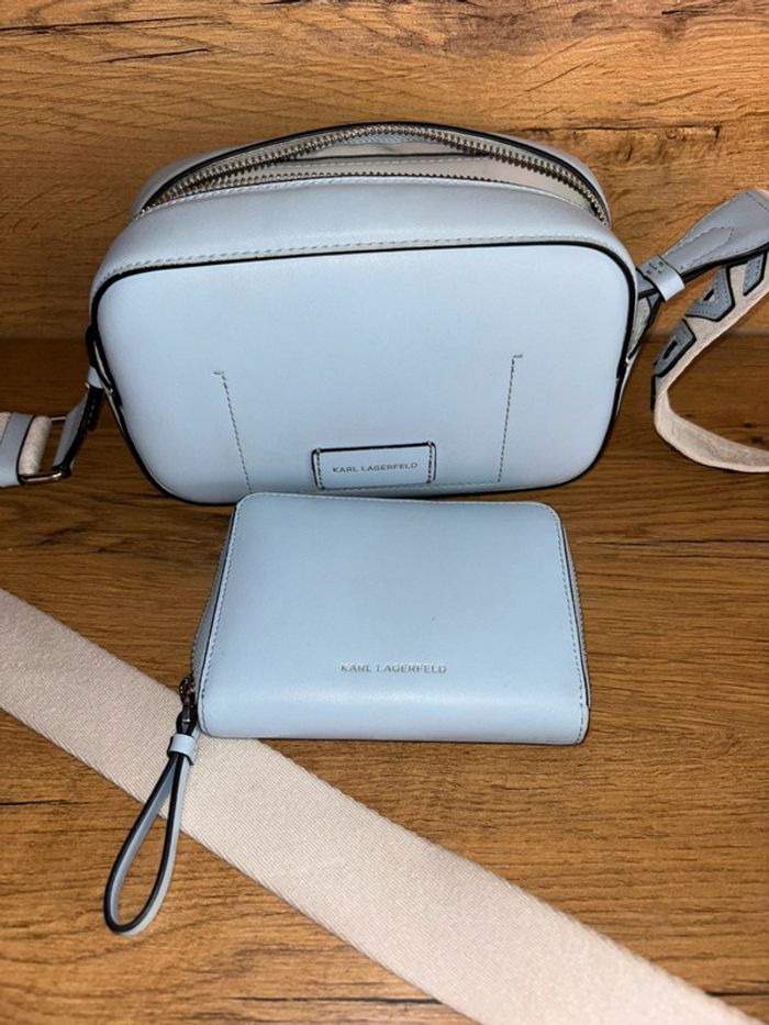 Sac bandoulière + porte-monnaie Karl Lagerfeld - photo numéro 6