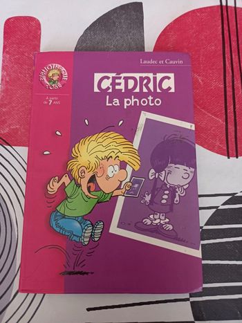 Livre la bibliothèque rose Cédric La photo en état Satisfaisant