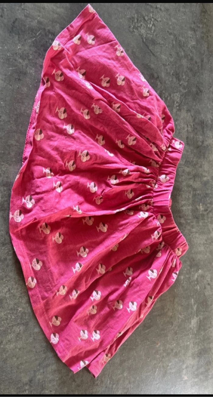 Jupe rose motif glace