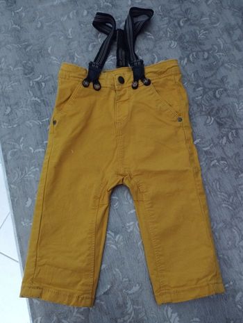 Pantalon à bretelles Orchestra 9 mois garçon