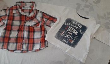 Chemise + haut manche longue gémo