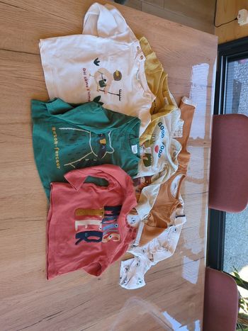Lot de 7 Tshirt manches longues 18mois