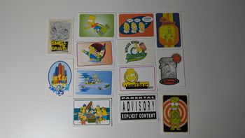 [Panini] Lot de 13 stickers Les Simpson