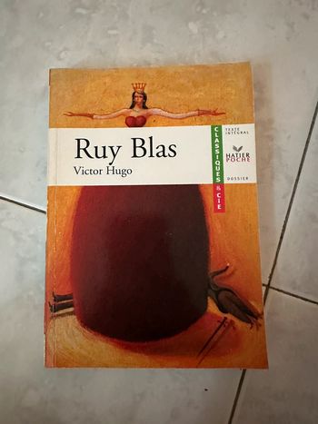 Livre ruy blas Victor Hugo