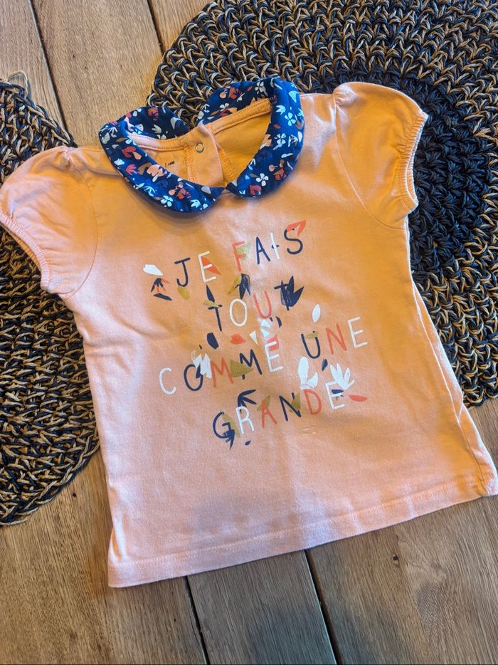 Teeshirt bb 18 m col Claudine