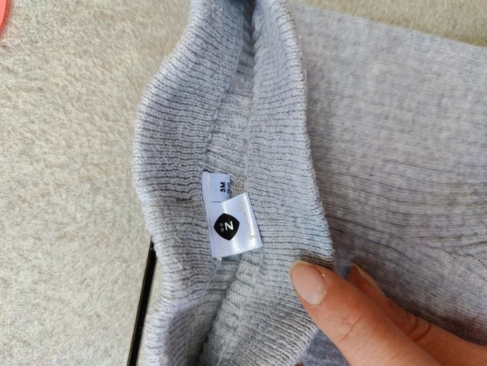 Legging gris 3 mois grain de blé - photo numéro 3