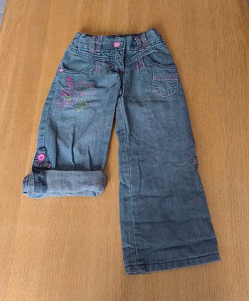 🌸 Pantalon en jean 2 en 1 - Shiny - 4 ans 🌸