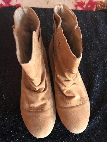 Bottines marron * prix 🏷 2e * kiki60230