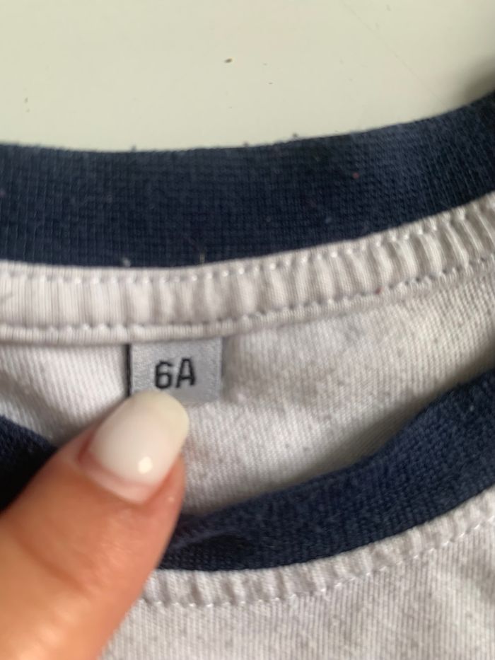 Te shirt marine taille 6 ans - photo numéro 3
