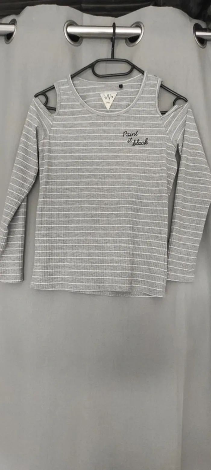 Tee shirt manches longues épaules dénudées ikks