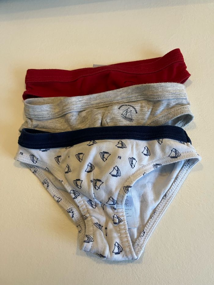 Lot 3 slip Petit Bateau 3 ans