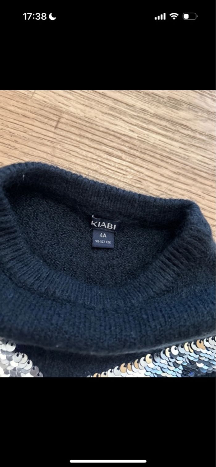 Pull bleu - photo numéro 3