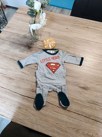 Pyjama superman 1 mois