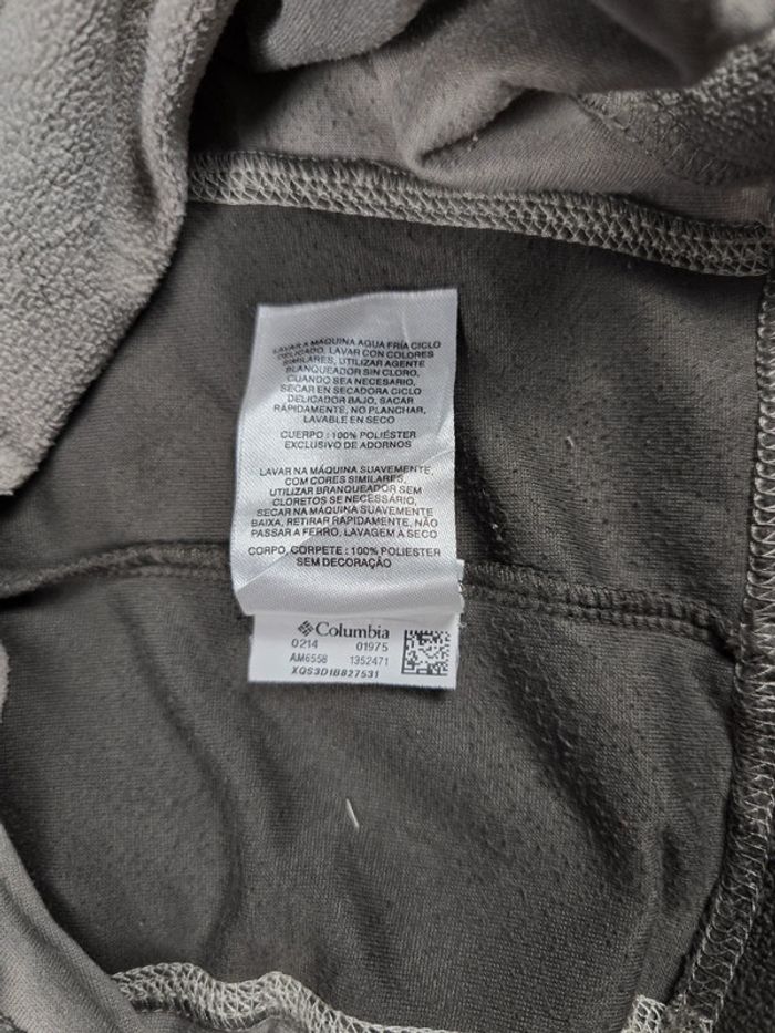 Veste polaire half zip Columbia homme sous manteau gris taille M satisfaisant - photo numéro 11