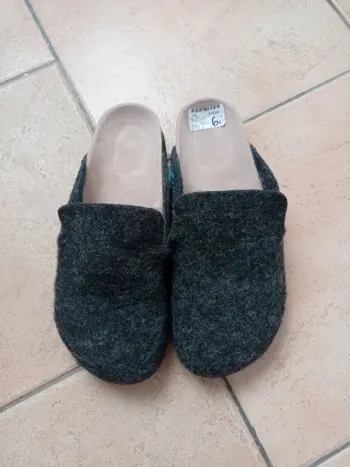 Chaussons gris