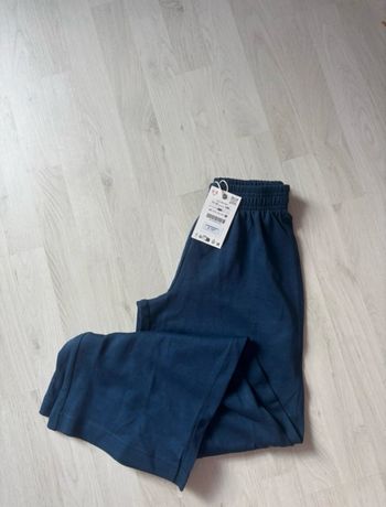 Pantalon interlock à jambes larges