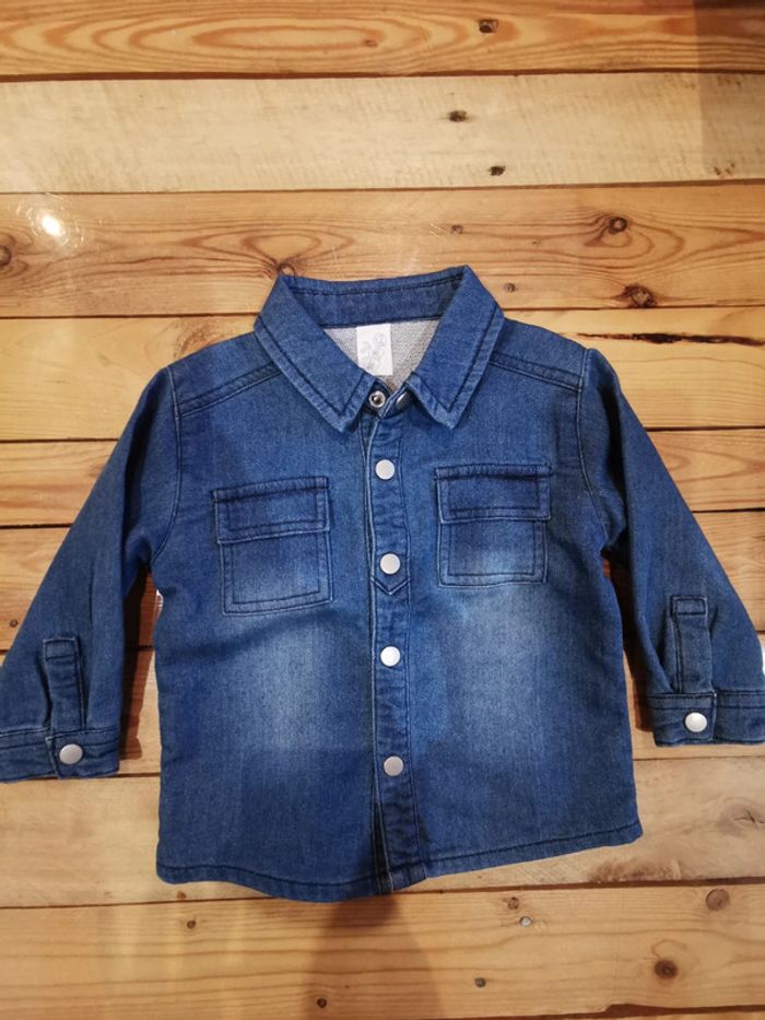 Chemise jeans 12 mois - photo numéro 2