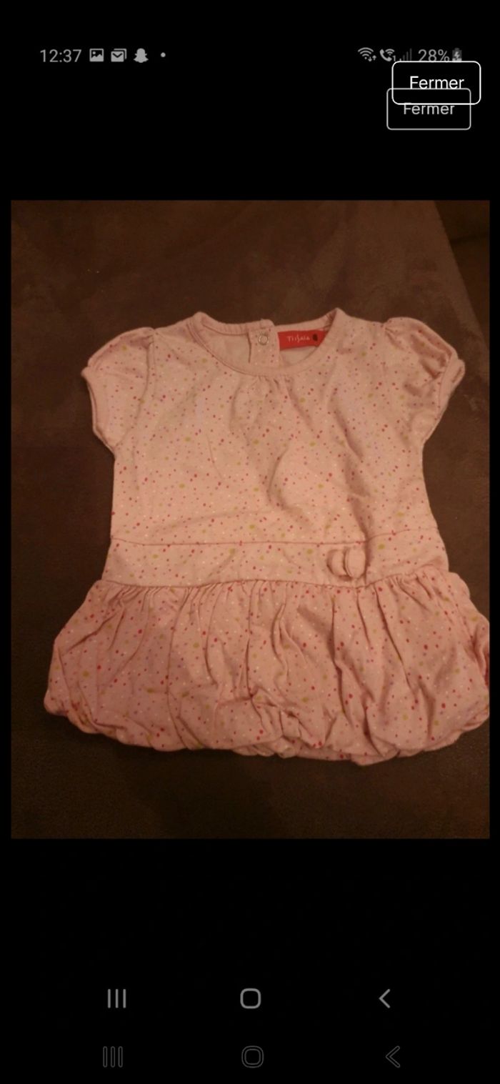 Robe / tunique fille 3 mois