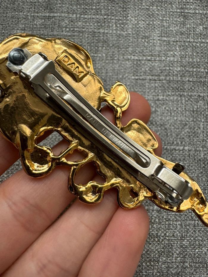 Barrette vintage “Made in France” signée DAM - photo numéro 12