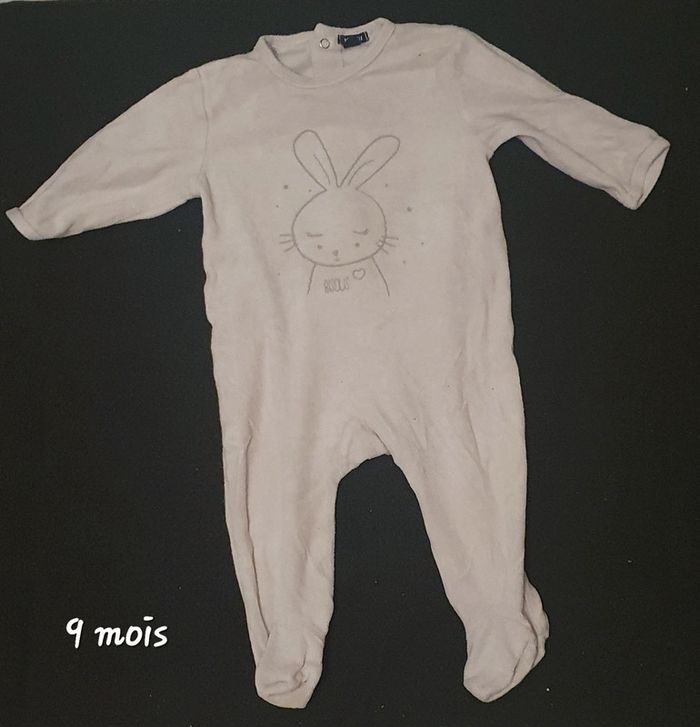 Lot 4 pyjamas 9 mois - photo numéro 2