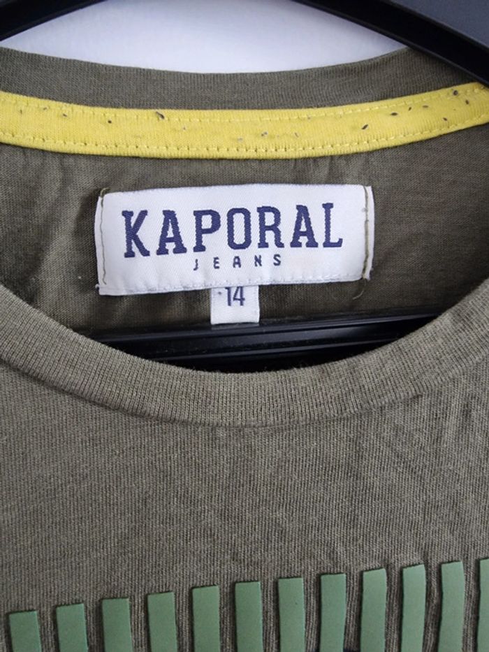 Kaporal T-shirt kaki * taille 14 ans * - photo numéro 3