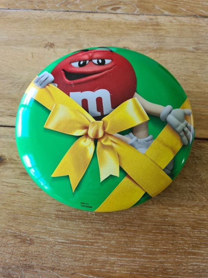 Boite métal ronde M&M's