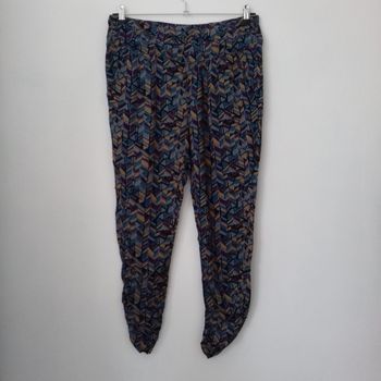 Pantalon fluide multicolors - Bershka - T.L - Neuf