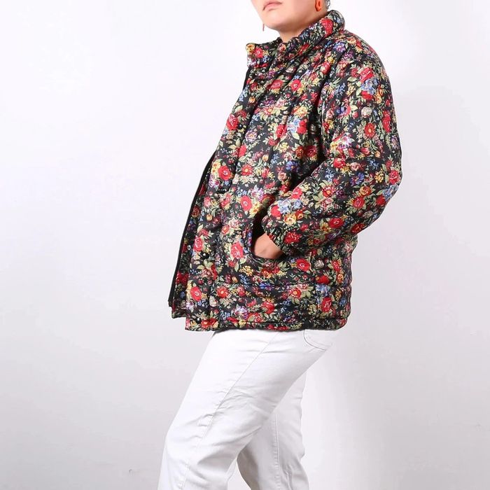 Doudoune en nylon motif fleuri liberty (#240615) - photo numéro 9