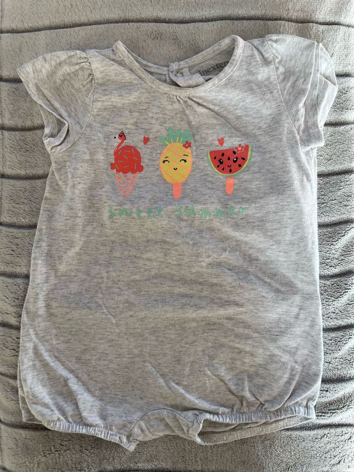 Lot pyjamas fille été 12 mois - photo numéro 2
