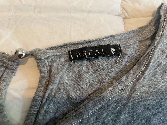 t shirt gris breal - photo numéro 2