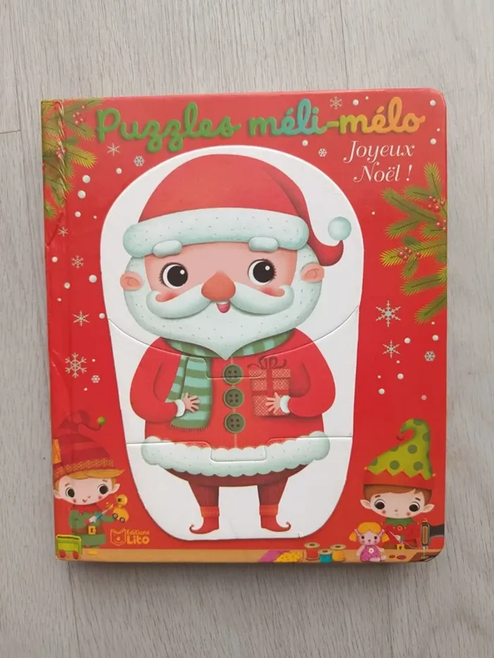 Livre puzzles méli-mélo joyeux Noel - photo numéro 1