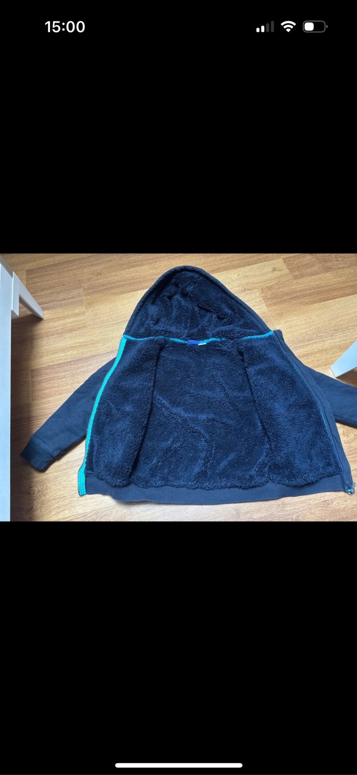 Sweat a capuche chaud zipper garçon lupilu 4-6 ans - photo numéro 4