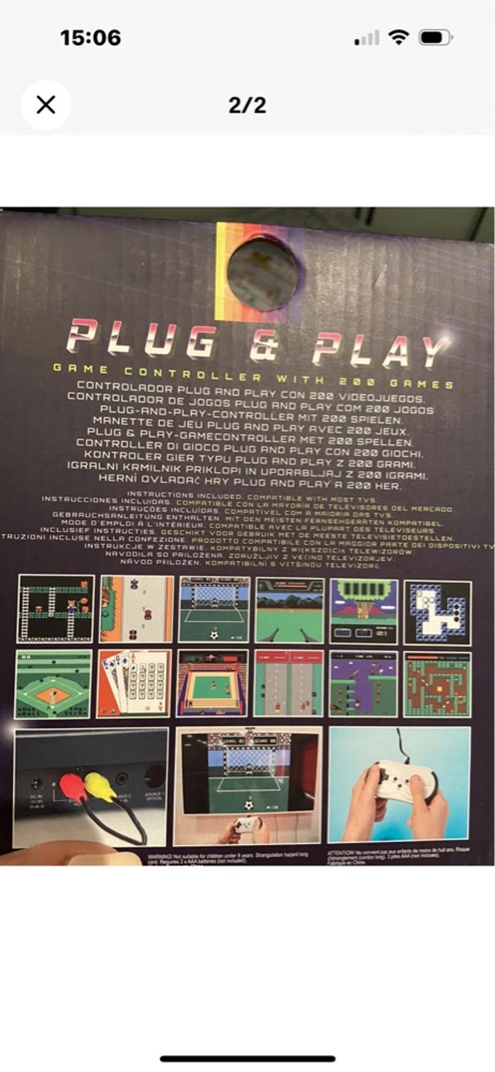 Manette avec jeux intégrés - photo numéro 2