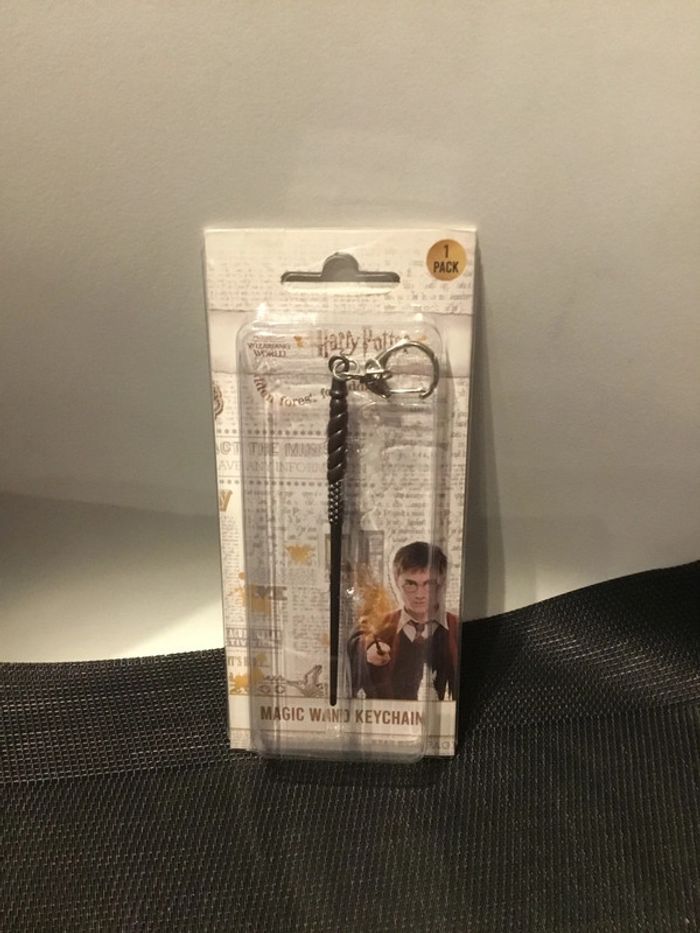 Harry Potter Porte-clés baguette magique wizarding world magic wand keychain